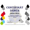 Certifikát dárce 300kč