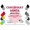 Certifikát dárce 600kč